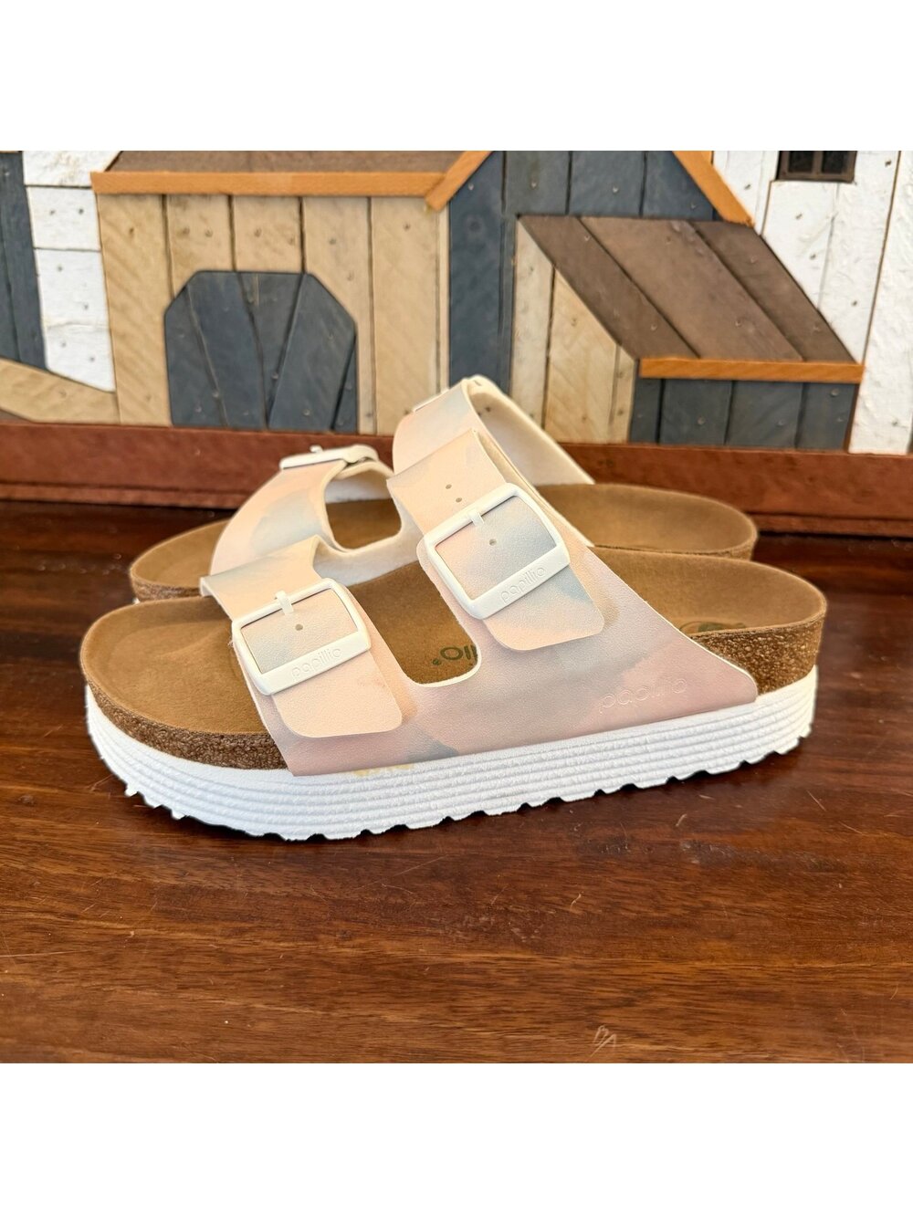 Birkenstock Papillio Arizona Grooved Platform Sandals Women's 7 / 38